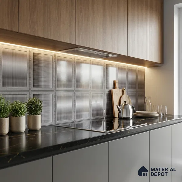 Highlighter Wall Tile TL 06474 B Affil Grey 2 ft x 1 ft Ceramic Glossy Finish - 8 mm | Suitable for Living Room, Kitchen & Bathroom
