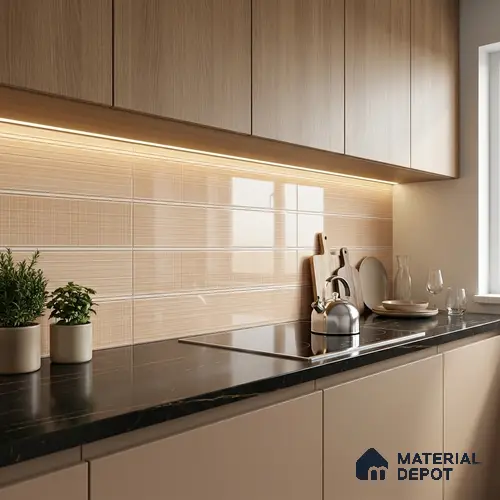 Highlighter Wall Tile TL 06476 B Keradon DK 2 ft x 1 ft Ceramic Glossy Finish - 8 mm | Suitable for Living Room, Kitchen & Bathroom