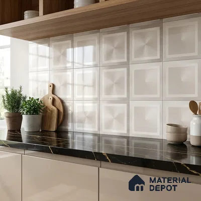 Highlighter Wall Tile TL 06477 Sylan 2 ft x 1 ft Ceramic Glossy Finish - 8 mm | Suitable For Kitchen, Bathroom & Accent/Feature Wall