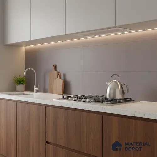 Cement Wall Tile TL 06481 B S Oro DK 2 ft x 1 ft Ceramic Matte Finish - 8 mm | Suitable for Living Room, Kitchen & Bathroom