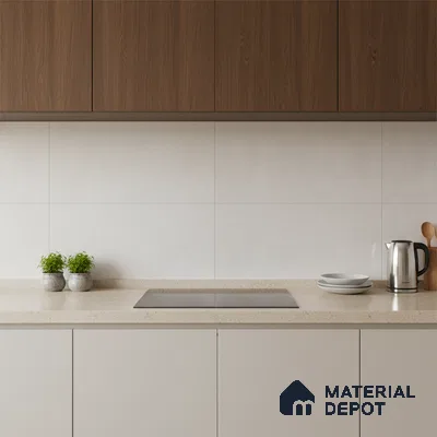 Cement Wall Tile TL 06481 S Oro LT 2 ft x 1 ft Ceramic Matte Finish - 8 mm | Suitable for Living Room, Kitchen & Bathroom
