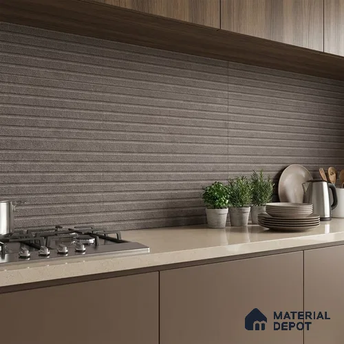 Highlighter Wall Tile TL 06483 B S Coliseum Griss Liner 2 ft x 1 ft Ceramic Matte Finish - 8 mm | Suitable for Living Room, Kitchen & Bathroom