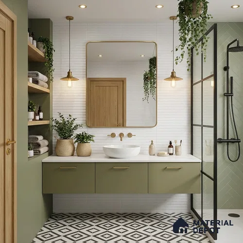 Highlighter Wall Tile TL 06483 F S Coliseum Silver Liner 2 ft x 1 ft Ceramic Matte Finish - 8 mm | Suitable for Living Room, Kitchen & Bathroom