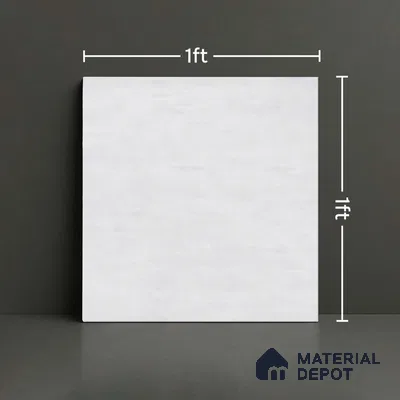 Cement Floor Tile TL 06486 E   12 inch x 12 inch Ceramic Matte Finish - 8 mm | Suitable for Bathroom