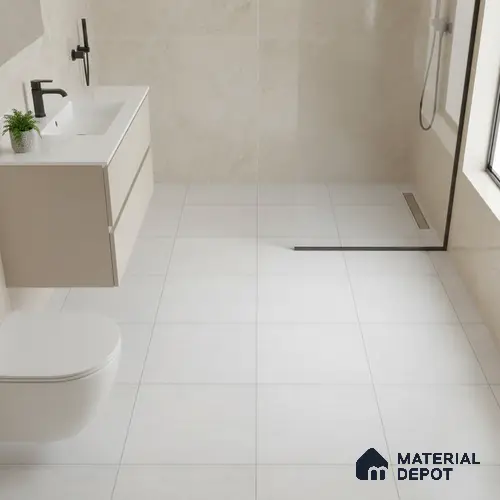 Cement Floor Tile TL 06486 E   12 inch x 12 inch Ceramic Matte Finish - 8 mm | Suitable for Bathroom