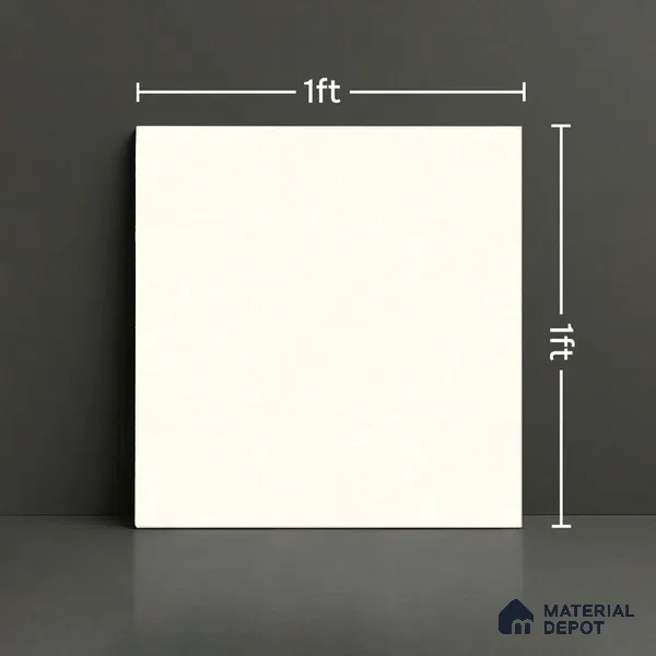 Cement Matching Floor Tile TL 06488 E 12 inch x 12 inch Ceramic Anti Skid Matte Finish - 8 mm | Suitable for Bathroom, Kitchen, Balcony