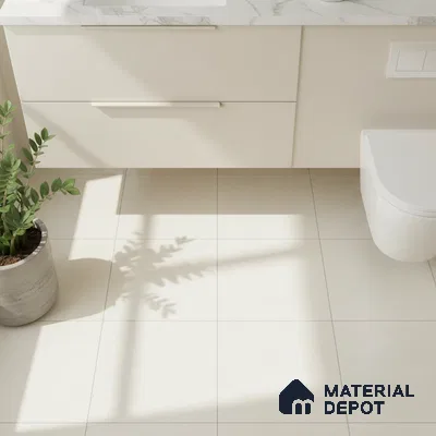 Plain Floor Tile TL 06488 E   12 inch x 12 inch Ceramic Matte Finish - 8 mm | Suitable for Bathroom (Sample)