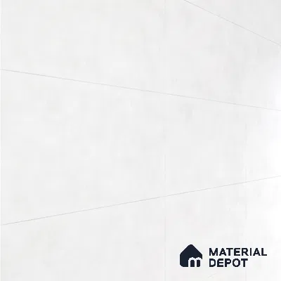 Cement Look Matte Finish White Ceramic Wall Tile | TL 06489 B 2 ft x 1 ft - 8 mm | Suitable For Kitchen & Bathroom