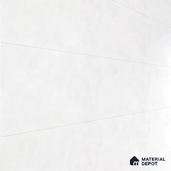 Cement Look Matte Finish White Ceramic Wall Tile | TL 06489 B 2 ft x 1 ft - 8 mm | Suitable For Kitchen & Bathroom