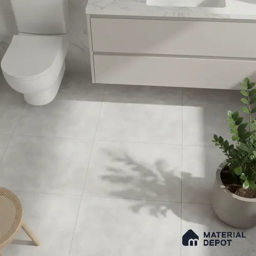 Plain Floor Tile TL 06489 E   12 inch x 12 inch Ceramic Matte Finish - 8 mm | Suitable for Bathroom
