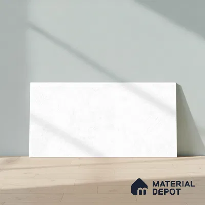 Cement Look Matte Finish White Ceramic Wall Tile | TL 06490 2 ft x 1 ft - 8 mm | Suitable For Kitchen & Bathroom