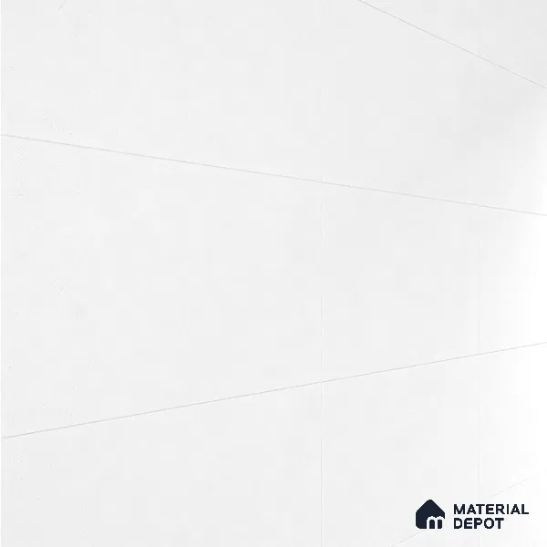 Cement Look Matte Finish White Ceramic Wall Tile | TL 06490 2 ft x 1 ft - 8 mm | Suitable For Kitchen & Bathroom