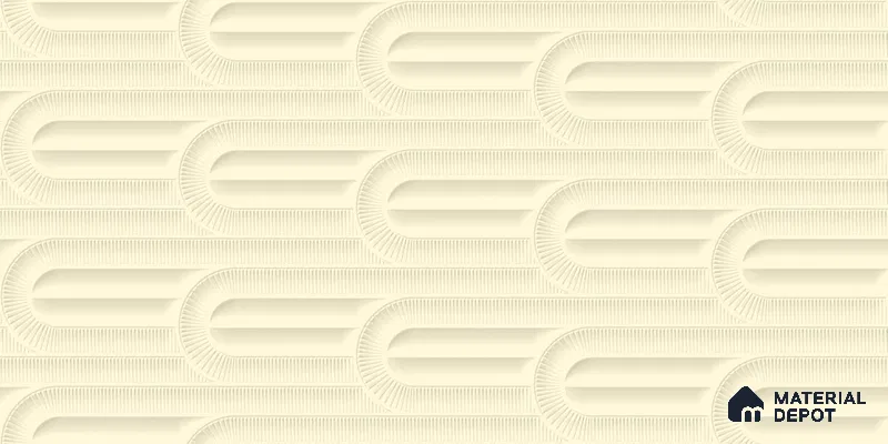 Punch Wall Tile TL 06501 C   24 inch x 12 inch Ceramic Sugar Finish - 8 mm | Suitable for Accent / Feature Walls & Bathroom Wall
