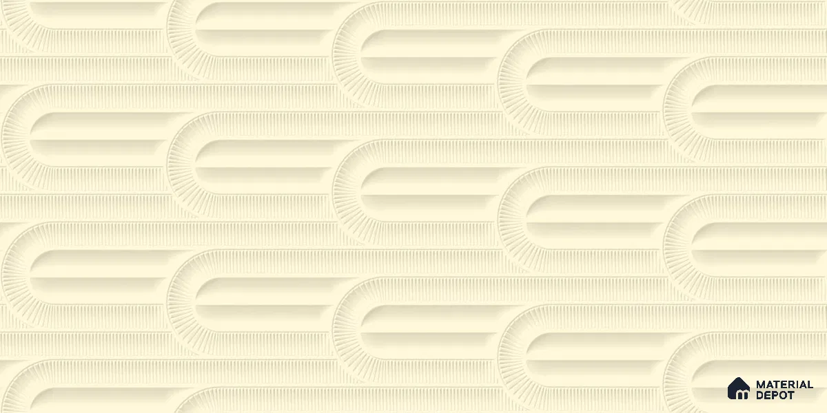 Punch Wall Tile TL 06501 C 24 inch x 12 inch Ceramic Sugar Finish - 8 mm | Suitable for Accent / Feature Walls & Bathroom Wall