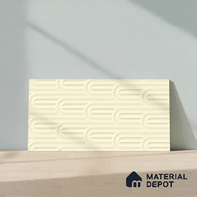 Punch Wall Tile TL 06501 C   24 inch x 12 inch Ceramic Sugar Finish - 8 mm | Suitable for Accent / Feature Walls & Bathroom Wall