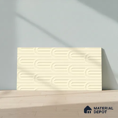 Punch Wall Tile TL 06501 C   24 inch x 12 inch Ceramic Sugar Finish - 8 mm | Suitable for Accent / Feature Walls & Bathroom Wall