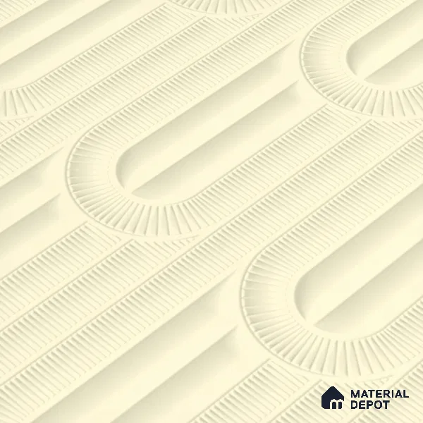 Punch Wall Tile TL 06501 C 24 inch x 12 inch Ceramic Sugar Finish - 8 mm | Suitable for Accent / Feature Walls & Bathroom Wall