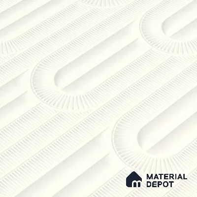 Punch Look Sugar Finish Cream Ceramic Wall Tile | TL 06501 D 2 ft x 1 ft - 8 mm | Suitable For Kitchen & Bathroom