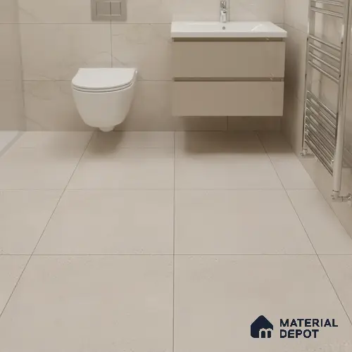 Plain Floor Tile TL 06502 C   12 inch x 12 inch Ceramic Matte Finish - 8 mm | Suitable for Bathroom