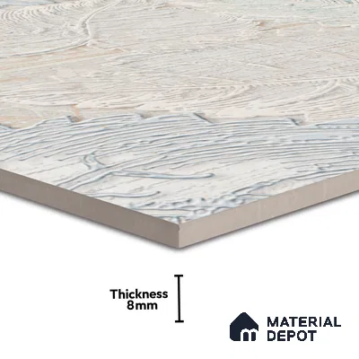 Floral Wall Tile TL 06504   24 inch x 12 inch Ceramic Sugar Finish - 8 mm | Suitable for Accent / Feature Walls & Bathroom Wall | Please Expect a Slight Variation of Pattern