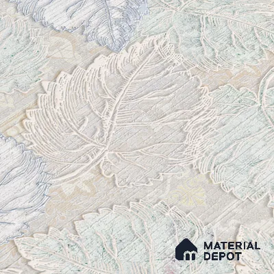 Floral Wall Tile TL 06504   24 inch x 12 inch Ceramic Sugar Finish - 8 mm | Suitable for Accent / Feature Walls & Bathroom Wall | Please Expect a Slight Variation of Pattern