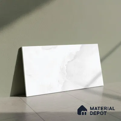Marble Wall Tile TL 06505 B   24 inch x 12 inch Ceramic Sugar Finish - 8 mm | Suitable for Accent / Feature Walls & Bathroom Wall