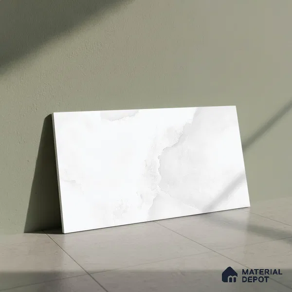 Marble Wall Tile TL 06505 B 24 inch x 12 inch Ceramic Sugar Finish - 8 mm | Suitable for Accent / Feature Walls & Bathroom Wall