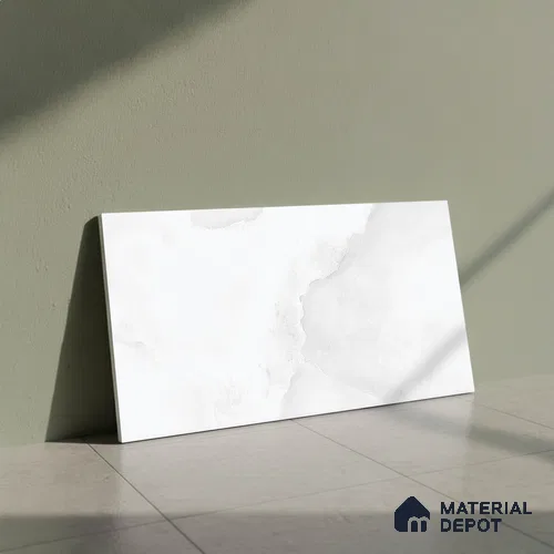 Marble Wall Tile TL 06505 B 24 inch x 12 inch Ceramic Sugar Finish - 8 mm | Suitable for Accent / Feature Walls & Bathroom Wall