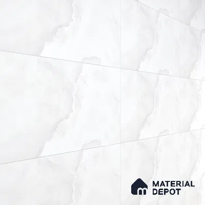 Marble Wall Tile TL 06505 B   24 inch x 12 inch Ceramic Sugar Finish - 8 mm | Suitable for Accent / Feature Walls & Bathroom Wall