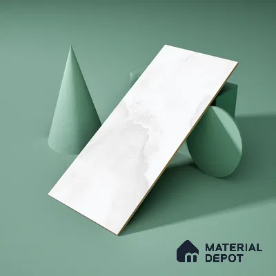 Marble Wall Tile TL 06505 B   24 inch x 12 inch Ceramic Sugar Finish - 8 mm | Suitable for Accent / Feature Walls & Bathroom Wall