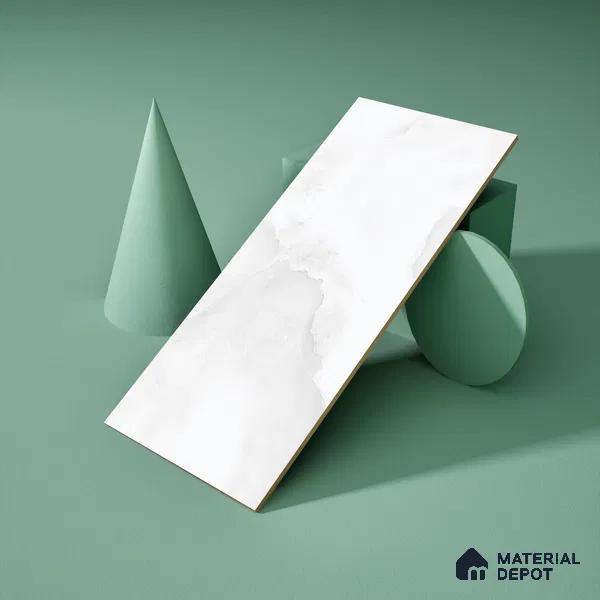 Marble Wall Tile TL 06505 B 24 inch x 12 inch Ceramic Sugar Finish - 8 mm | Suitable for Accent / Feature Walls & Bathroom Wall