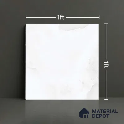 Marble Floor Tile TL 06505 C 1 ft x 1 ft Ceramic Matte Finish - 8 mm | Suitable for Bathroom