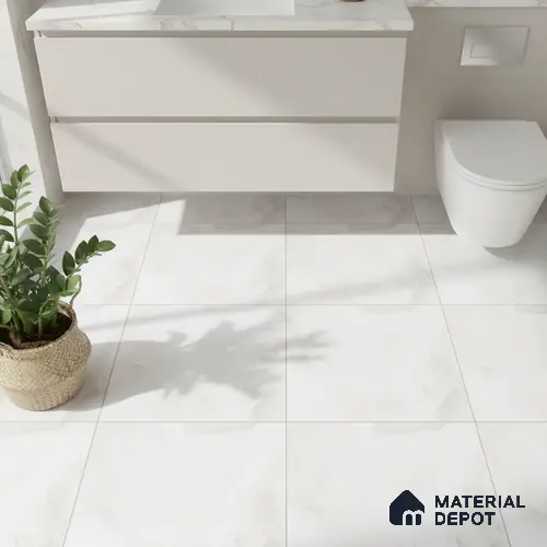Marble Floor Tile TL 06505 C 1 ft x 1 ft Ceramic Matte Finish - 8 mm | Suitable for Bathroom