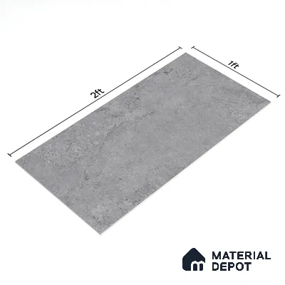 Stone Wall Tile TL 06506 C 24 inch x 12 inch Ceramic Sugar Finish - 8 mm | Suitable for Accent / Feature Walls & Bathroom Wall