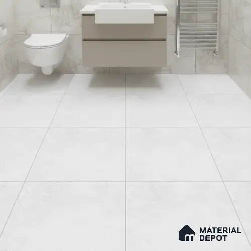 Plain Floor Tile TL 06506 D   12 inch x 12 inch Ceramic Matte Finish - 8 mm | Suitable for Bathroom