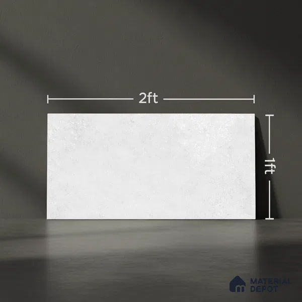 Stone Wall Tile TL 06506 24 inch x 12 inch Ceramic Sugar Finish - 8 mm | Suitable for Accent / Feature Walls & Bathroom Wall