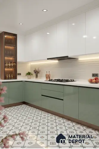 Faux Subway Wall Tile TL 06508 C SR GL 8072 24 inch x 12 inch Ceramic Glossy Finish - 8 mm | Suitable for Accent / Feature Walls, Bathroom, Kitchen Wall & Backsplashes | Please Expect a Slight Variation of Pattern