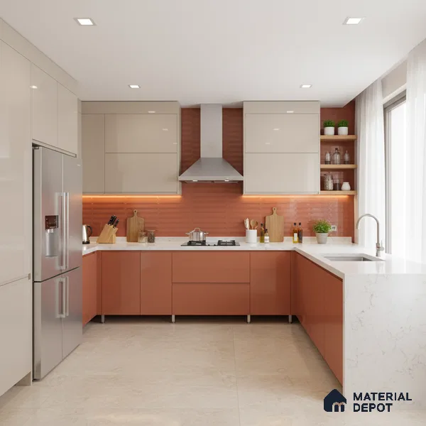 Faux Subway Wall Tile TL 06508 F SR GL 8095 24 inch x 12 inch Ceramic Glossy Finish - 8 mm | Suitable for Accent / Feature Walls, Bathroom, Kitchen Wall & Backsplashes | Please Expect a Slight Variation of Pattern