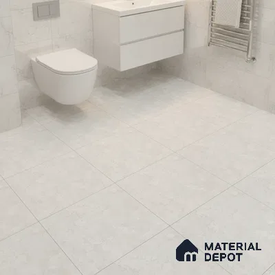 Marble Matching Floor Tile TL 06509 D 12 inch x 12 inch Ceramic Matte Finish - 8 mm | Suitable for Bathroom (Sample)