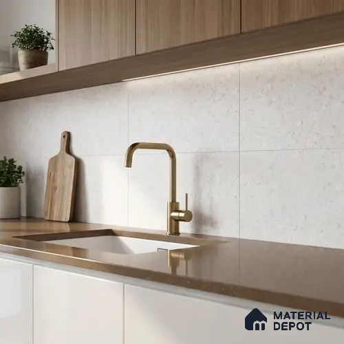 Terrazzo Wall Tile TL 06528 B G Artac LT 2 ft x 1 ft Ceramic Matte Finish - 8 mm | Suitable for Living Room, Kitchen & Bathroom