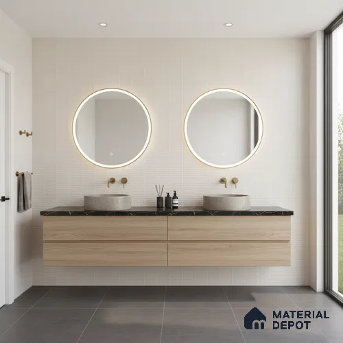Highlighter Wall Tile TL 06529 D Machio Beige HL 2 ft x 1 ft Ceramic Matte Finish - 8 mm | Suitable for Living Room, Kitchen & Bathroom
