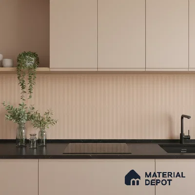 Highlighter Wall Tile TL 06530 D Berlin Brown HL 2 ft x 1 ft Ceramic Matte Finish - 8 mm | Suitable for Living Room, Kitchen & Bathroom (Sample)