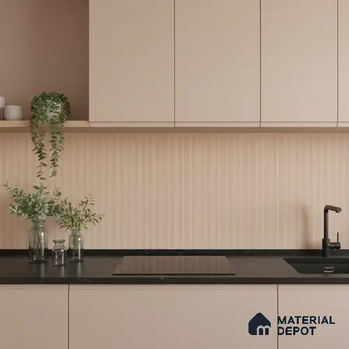 Faux Subway Wall Tile TL 06530 D Berlin Brown HL 2 ft x 1 ft Ceramic Matte Finish - 8 mm | Suitable for Living Room, Kitchen & Bathroom