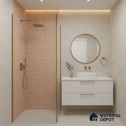 Faux Subway Wall Tile TL 06530 E G Berlin Brown HL 02 2 ft x 1 ft Ceramic Matte Finish - 8 mm | Suitable for Living Room, Kitchen & Bathroom