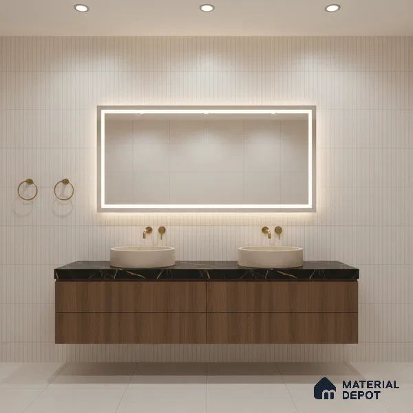 Highlighter Wall Tile TL 06530 G Berlin Blanco HL 2 ft x 1 ft Ceramic Matte Finish - 8 mm | Suitable for Living Room, Kitchen & Bathroom (Sample)