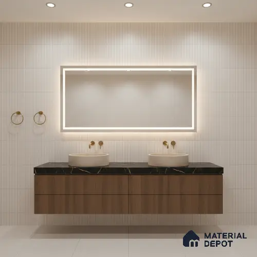 Faux Subway Wall Tile TL 06530 G Berlin Blanco HL 2 ft x 1 ft Ceramic Matte Finish - 8 mm | Suitable for Living Room, Kitchen & Bathroom