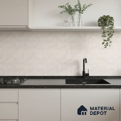 Highlighter Wall Tile TL 06530 H G Berlin Blanco HL 02 2 ft x 1 ft Ceramic Matte Finish - 8 mm | Suitable for Living Room, Kitchen & Bathroom (Sample)
