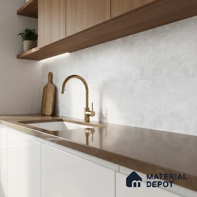 Stone Wall Tile TL 06534 D Zebo Blanco 2 ft x 1 ft Ceramic Matte Finish - 8 mm | Suitable for Living Room, Kitchen & Bathroom (Sample)