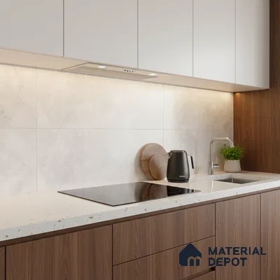 Marble Wall Tile TL 06535 B G Craft Grey LT 2 ft x 1 ft Ceramic Matte Finish - 8 mm | Suitable for Living Room, Kitchen & Bathroom (Sample)