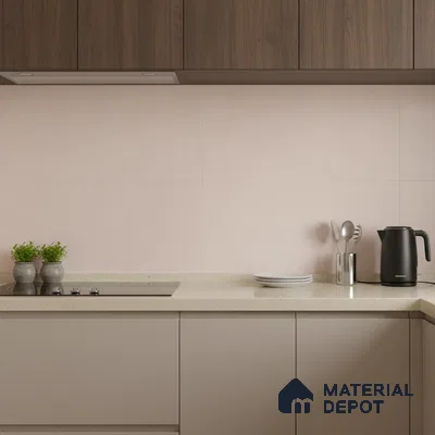 Plain Wall Tile TL 06538 F Zellige Pink 2 ft x 1 ft Ceramic Matte Finish - 8 mm | Suitable for Living Room, Kitchen & Bathroom (Sample)